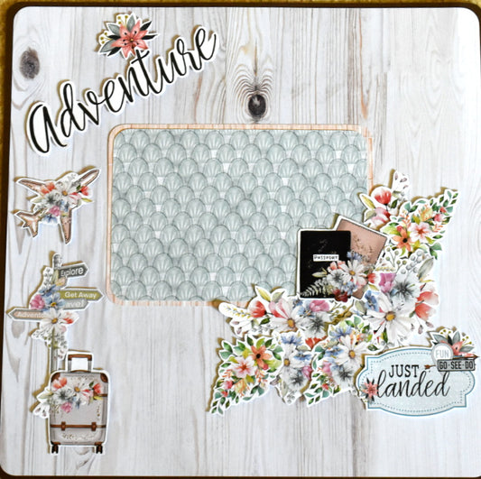 TK Paper Boutique Ready To Assemble Scrapbook Kit -Adventure