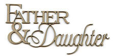 Scrapfx Chipboard Wordlet - Father & Daughter