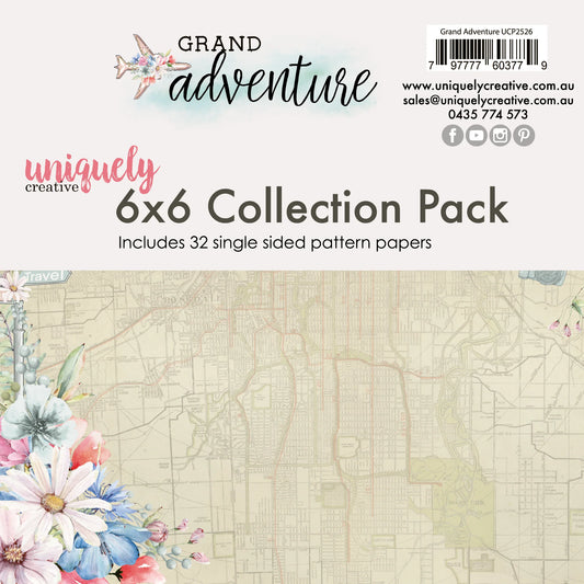 Uniquely Creative 6x6 Paper Pads- Grand Adventure