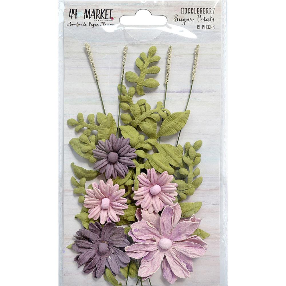 49 & Market Paper Flowers - Sugar Petals / Huckleberry