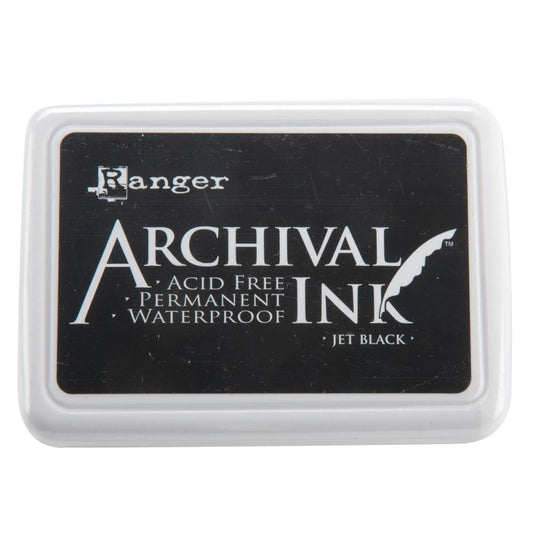 Ranger Archival Large Ink Pad - Jet Black