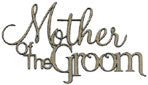 Scrapfx Chipboard Wordlet - Mother of the Groom