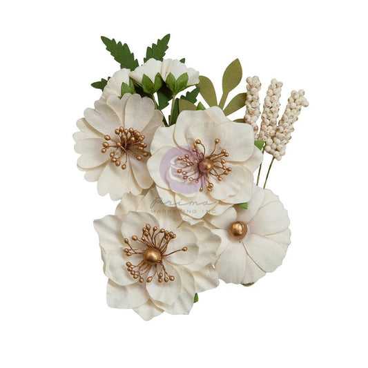 Prima Marketing Mulberry Flowers- Painted Floral