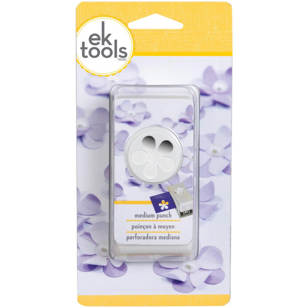 EK Tools Medium Punch - Retro Flower