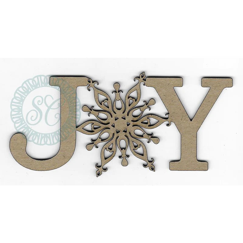 Scrapaholics Chipboard Flourish - Joy