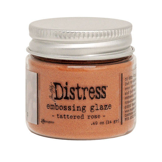 Ranger Tim Holtz Distress Embossing Glaze - Tattered Rose