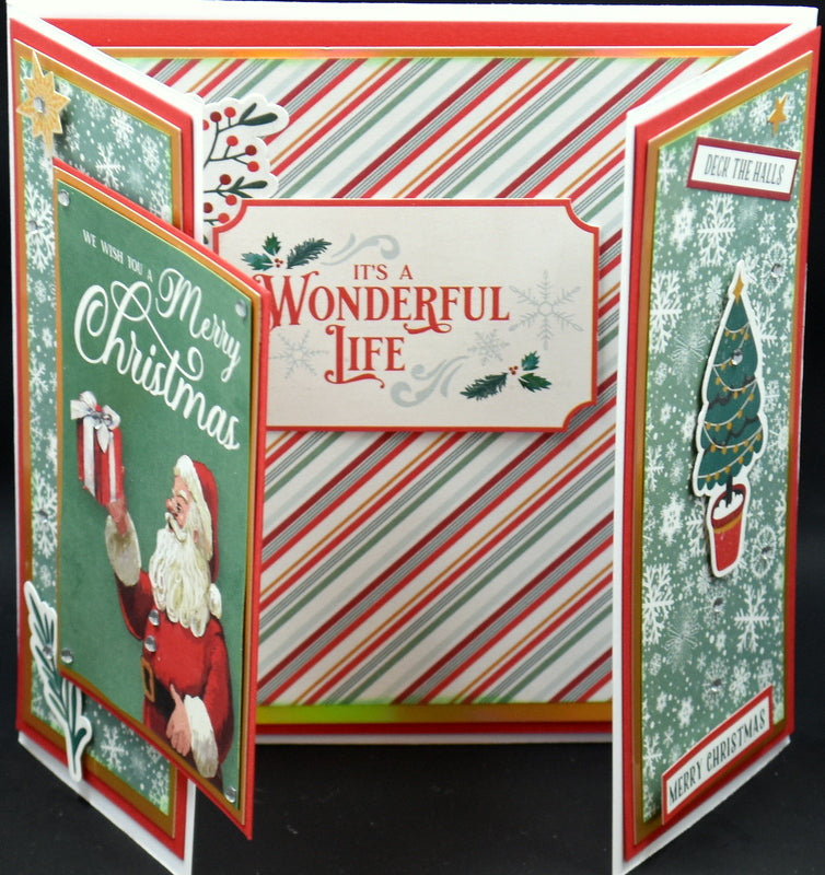 12x12 Ready to Assemble Card Kit - It's a Wonderful Christmas