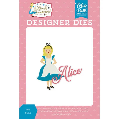 Echo Park Designer Dies - Alice In Wonderland no 2 -Alice Die Set