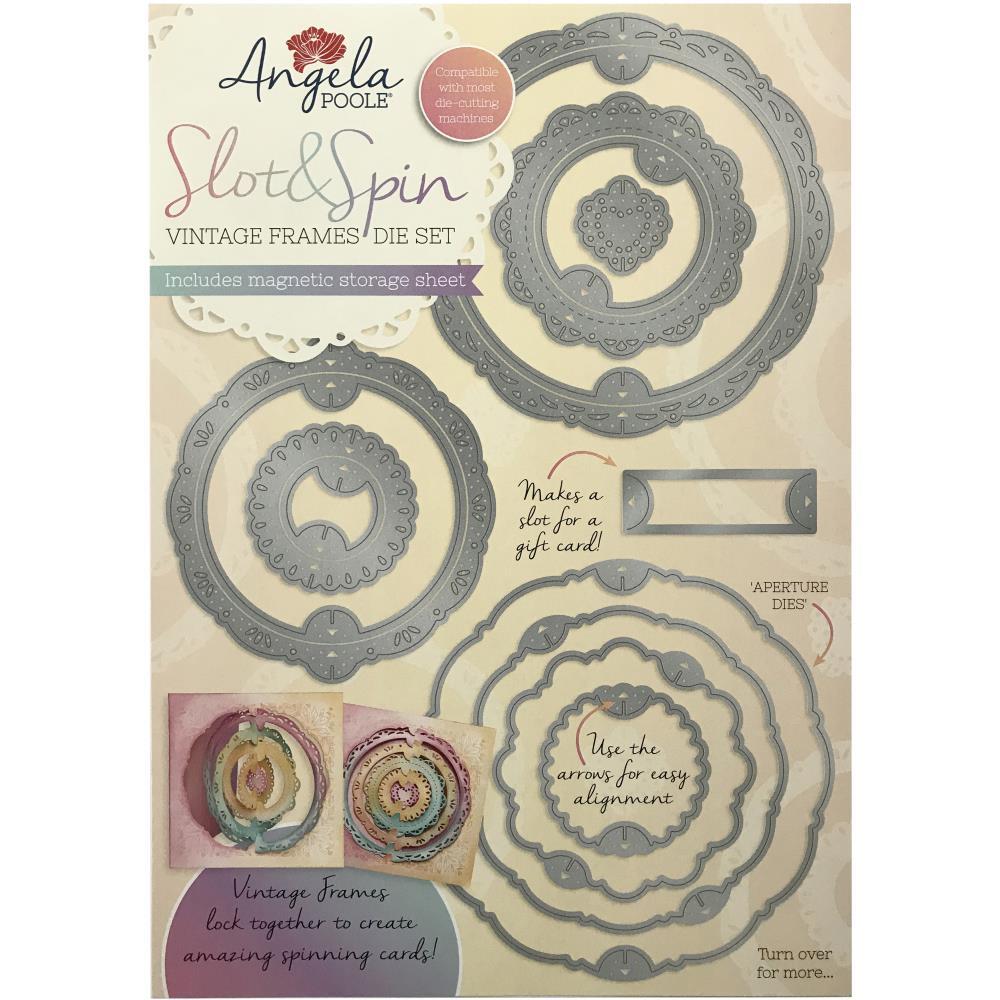 Angela Poole Slot & Spin Die Set - Vintage Frames Set