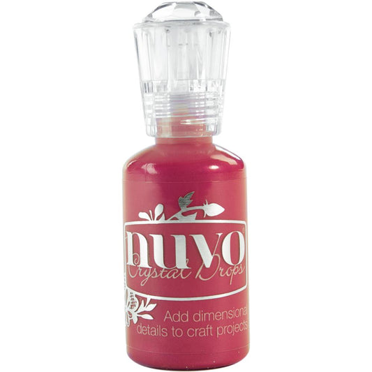 Nuvo Crystal Drops- Metallic Autumn Red