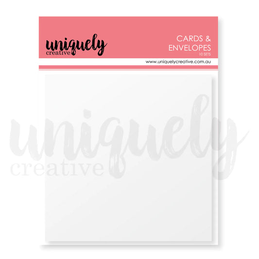 Uniquely Creative Cards & Envelopes Square - White