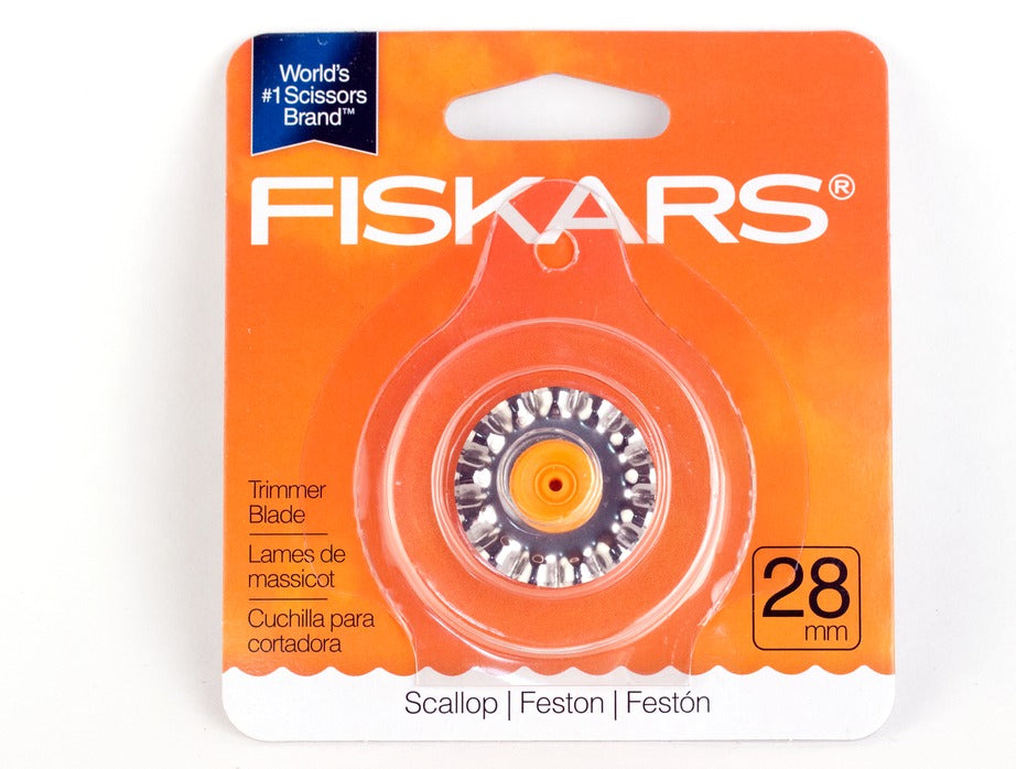 Fiskars Rotary Trimmer Blade 28mm Scallop