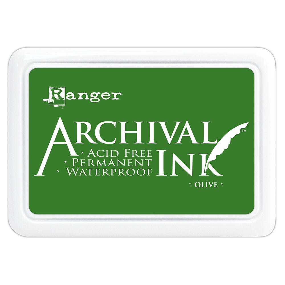 Ranger Archival Large Ink Pad - Olive