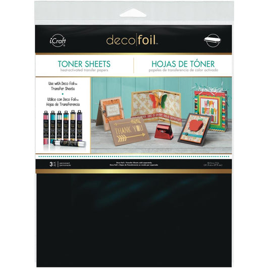 iCraft Deco Foil Toner Sheets -3 Pk