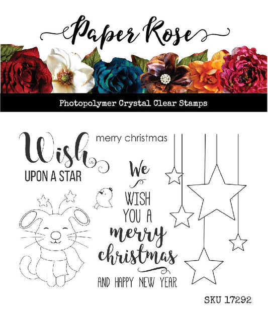 Paper Rose Studios Clear Stamp Set - Make A Wish